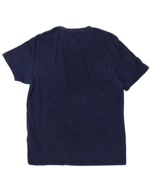 LEVI'S Mens T-Shirt Top Small Navy Blue Cotton