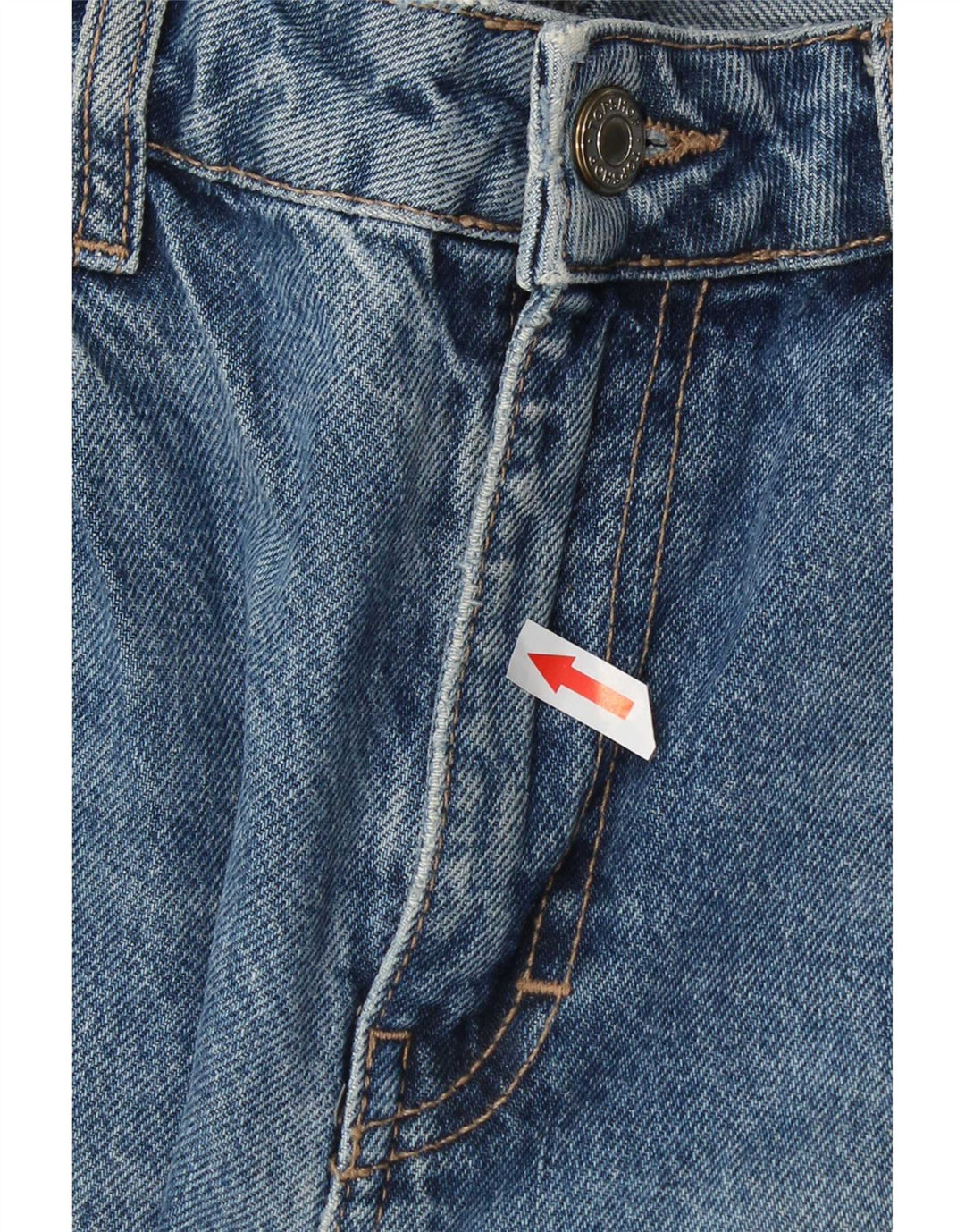 Topshop Womens Bootcut Jeans W28 L32 Blue Cotton