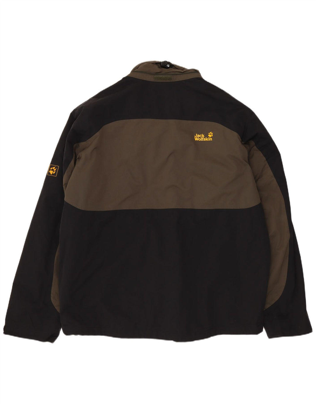 JACK WOLFSKIN Mens Windbreaker Jacket UK 40/42 Large Navy Blue Colourblock