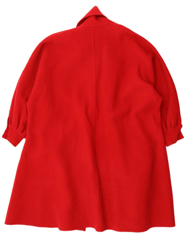 Vintage Womens Overcoat UK 22 3XL Red