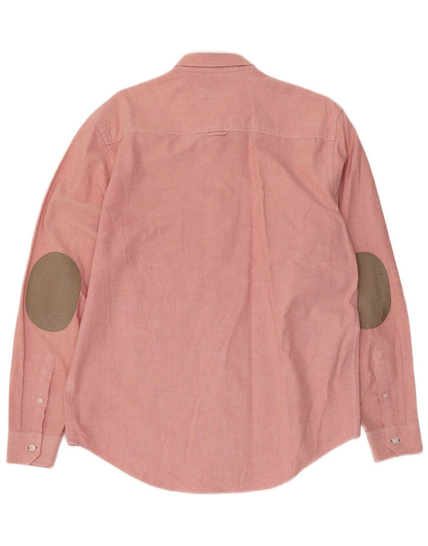 Zara Mens Regular Fit Shirt Large Pink