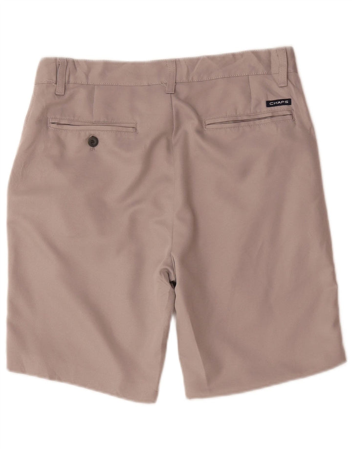 Chaps Mens Chino Shorts W30 Medium Grey Polyester