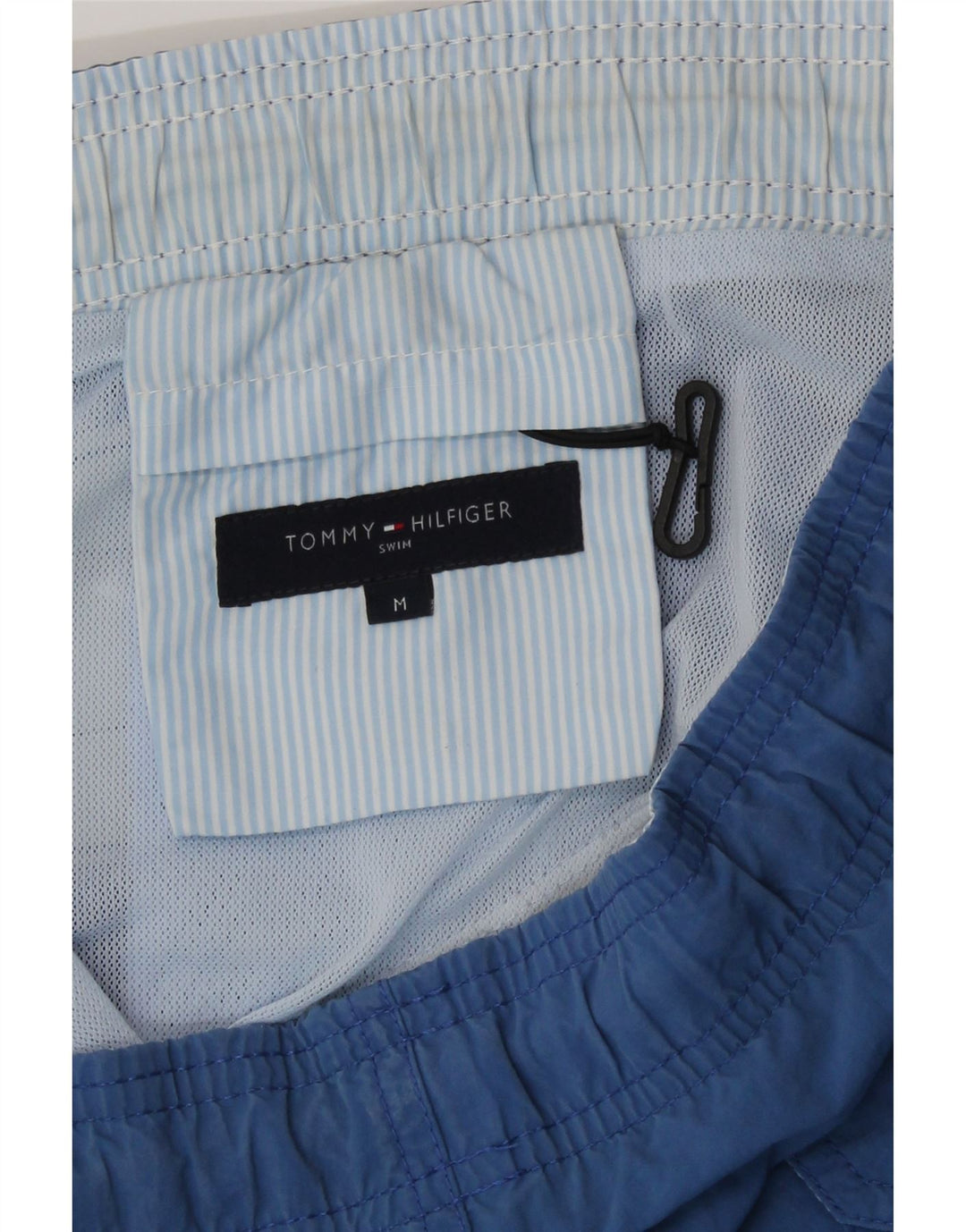 Tommy Hilfiger Mens Swimming Shorts Medium  Blue Colourblock Polyester
