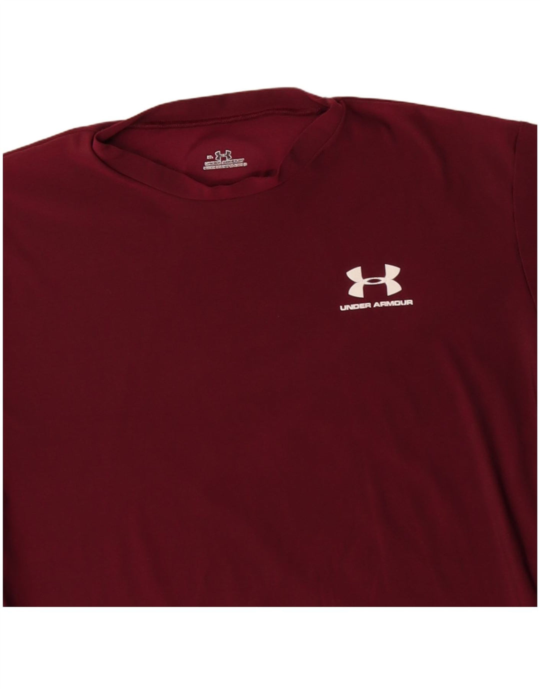 UNDER ARMOUR Womens Top Long Sleeve UK 18 XL Burgundy Polyester