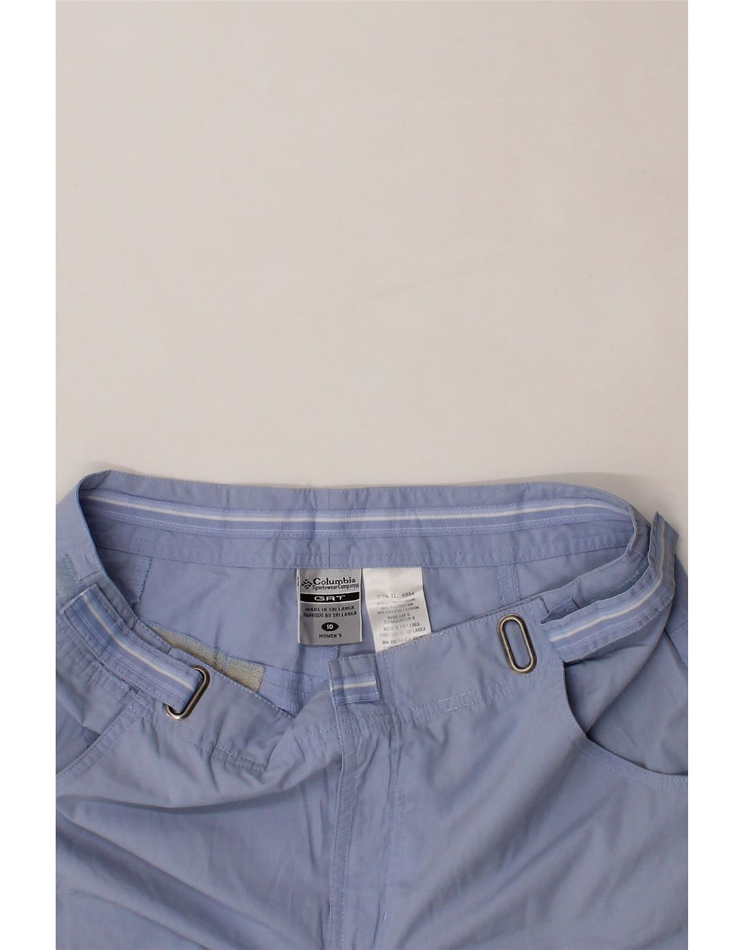 COLUMBIA Womens Cargo Shorts US 10 Large W32  Blue Polyester Vintage Columbia and Second-Hand Columbia from Messina Hembry 