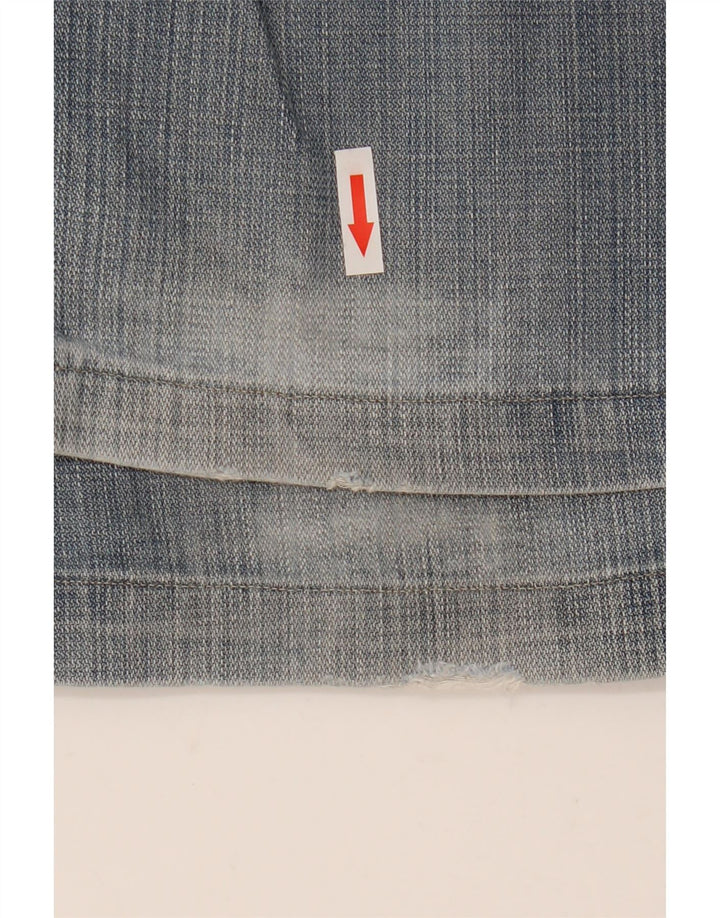Levi's Womens 570 Straight Jeans W30 L31 Blue Cotton