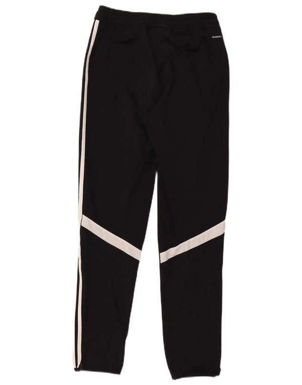 Adidas Girls Climacool Tracksuit Trousers 13-14 Years XL Black Colourblock