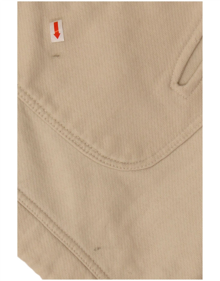 REEBOK Mens Loose Fit Hoodie Jumper XS Off White