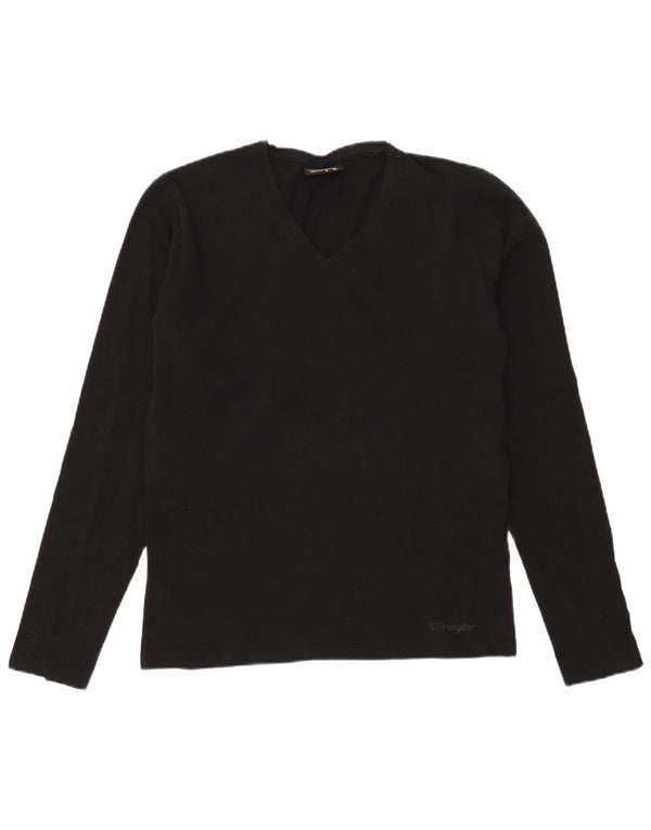 Wrangler Womens Top Long Sleeve UK 18 XL Black