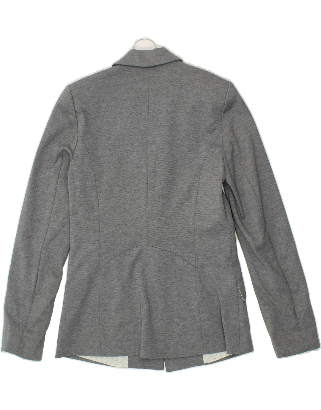 OASIS Womens 1 Button Blazer Jacket US 8 Medium Grey Polyester Vintage Oasis and Second-Hand Oasis from Messina Hembry 