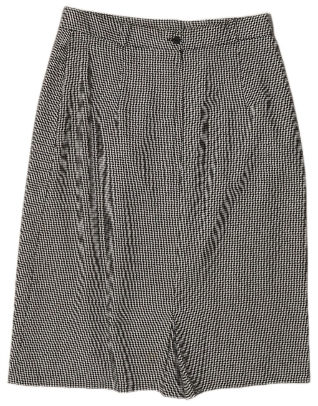 ST. BERNARD Womens Midi Straight Skirt UK 16 Large W30  Black Houndstooth