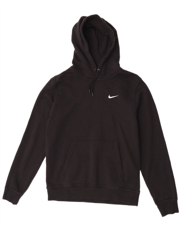 Nike Mens Hoodie Jumper Medium Black Cotton