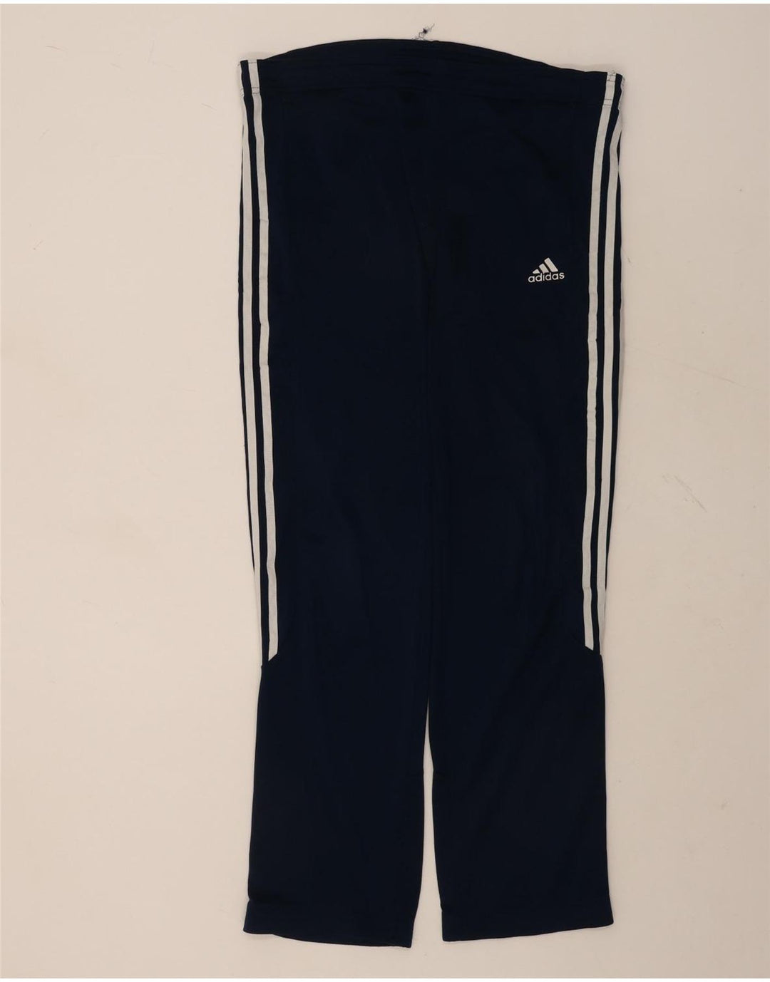 Adidas Mens Tracksuit Trousers Large  Navy Blue Polyester