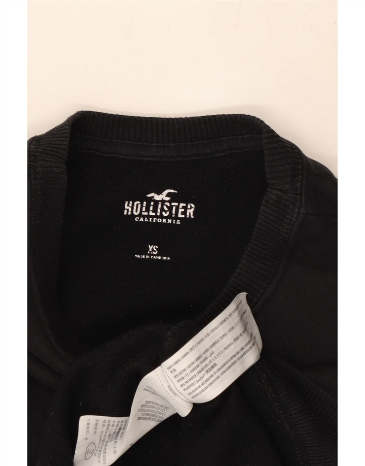 HOLLISTER Mens Sweatshirt Jumper XS Black Cotton
