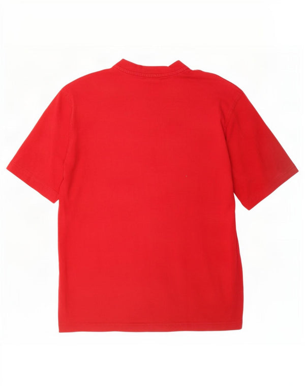 Puma Mens Graphic T-Shirt Top Small Red Cotton