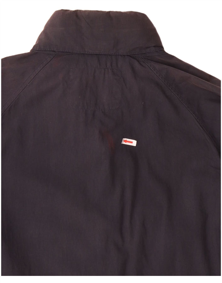 Kappa Mens Bomber Jacket UK 44 2XL Navy Blue Cotton