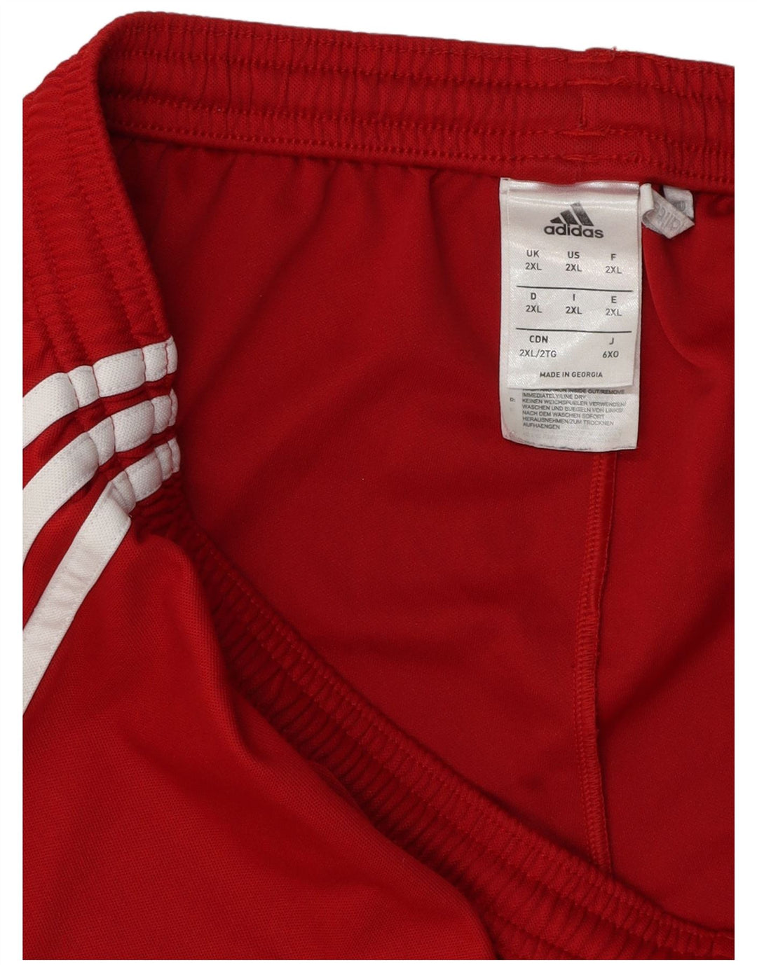Adidas Mens Climalite Sport Shorts 2XL Red Polyester