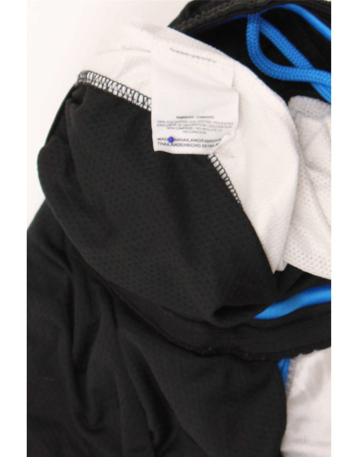 Nike Mens Graphic Regular Sport Shorts Large  Black Colourblock Polyester
