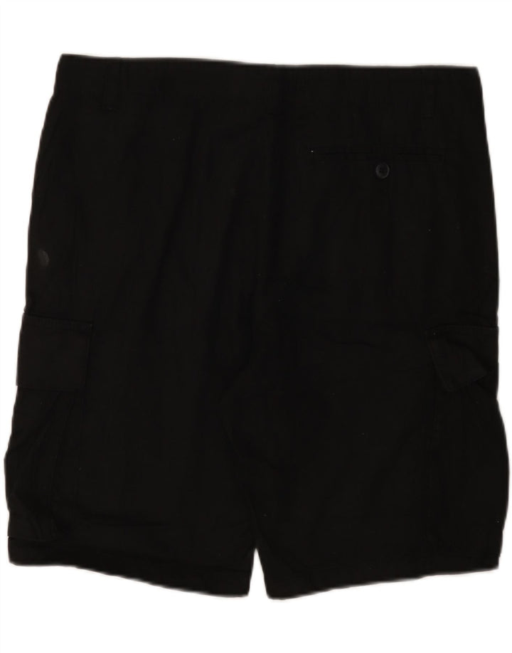 French Connection Mens Cargo Shorts Large W36 Black Cotton