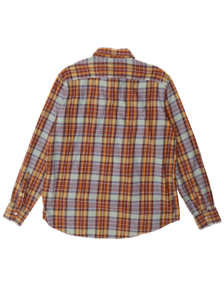 CARRERA Mens Flannel Shirt XL Multicoloured Check Cotton