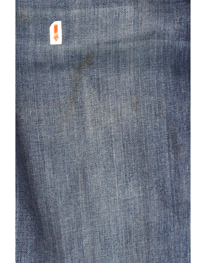 DIESEL Mens Bootcut Jeans W36 L34 Blue Cotton