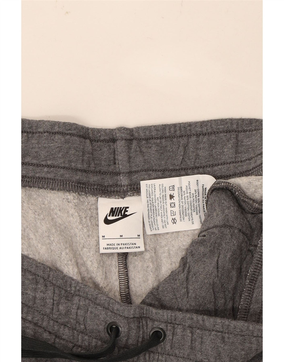 NIKE Mens Tracksuit Trousers Joggers Medium  Grey Cotton Vintage Nike and Second-Hand Nike from Messina Hembry 