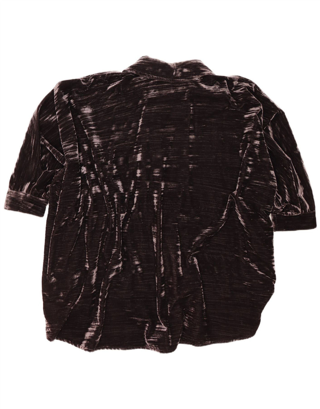 MIMMINA Womens Velvet Double Breasted Poncho Coat IT 46 Large Black
