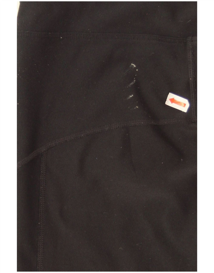 Nike Womens Dri Fit Leggings UK 16 Large  Black Polyester