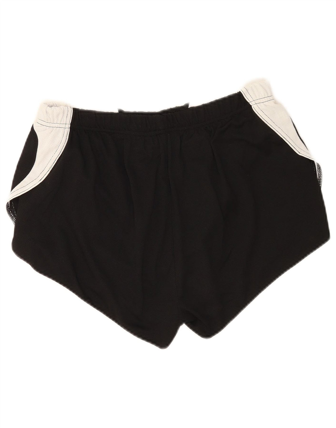 Asics Womens Sport Shorts UK 12 Medium  Black Colourblock Polyester