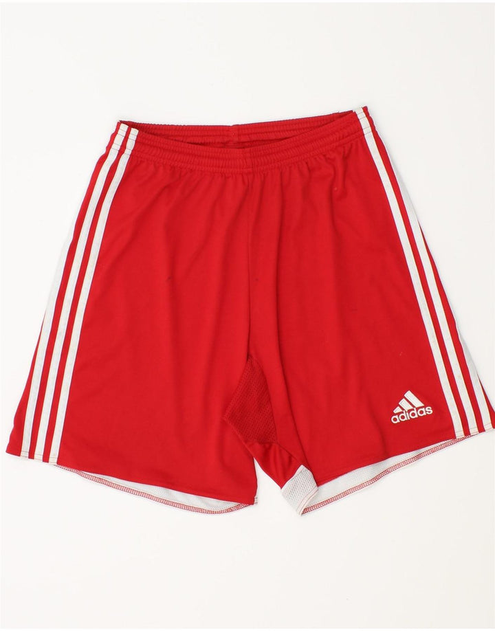 ADIDAS Mens Climacool Sport Shorts Small Red Colourblock Polyester