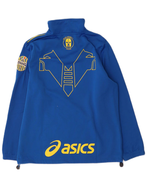 Asics Boys HELLAS VERONA Graphic Pullover Tracksuit Top 11-12 Years Blue