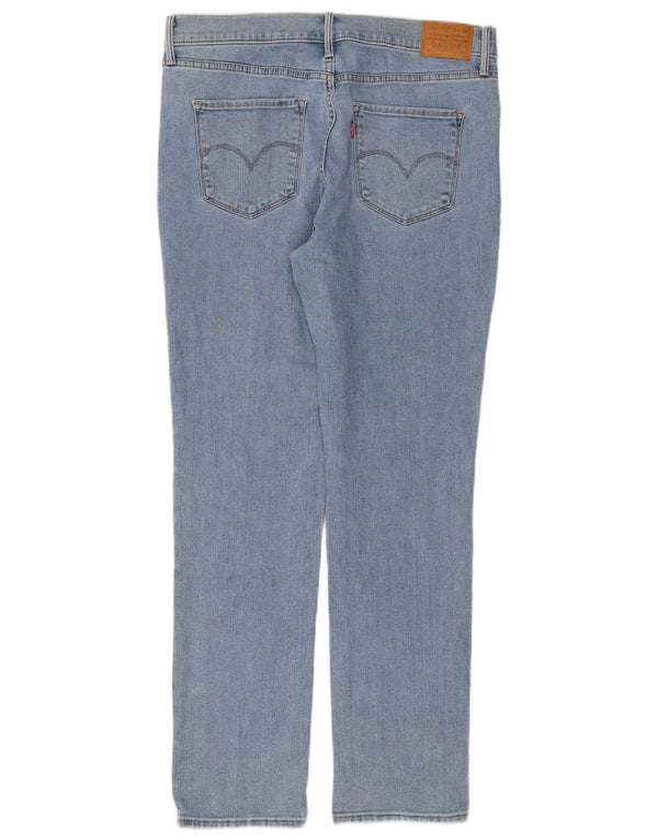 LEVI'S Womens 312 Shaping Slim Jeans W31 L30 Blue Cotton