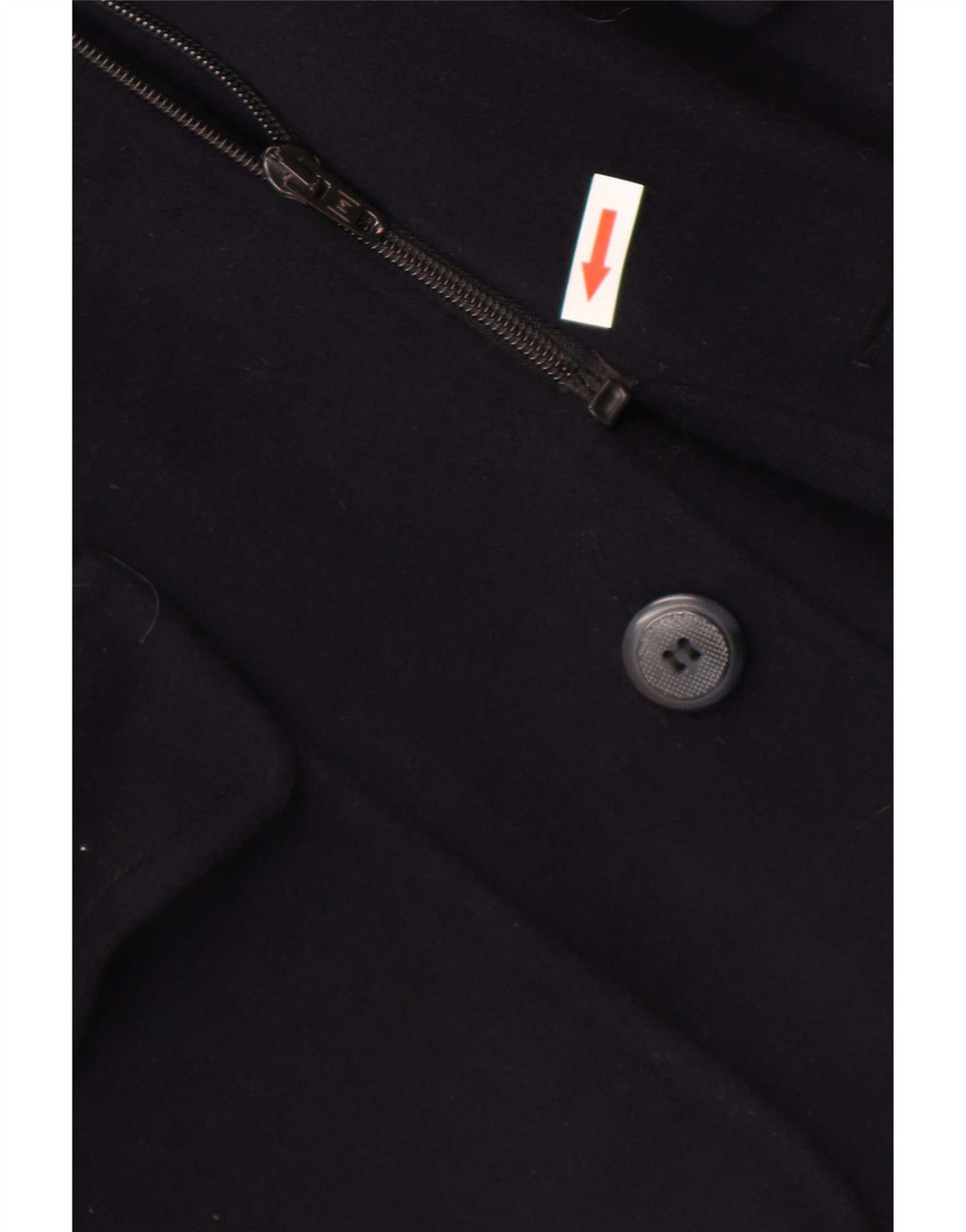 Yachting Club Mens Overcoat IT 50 Large Navy Blue Wool