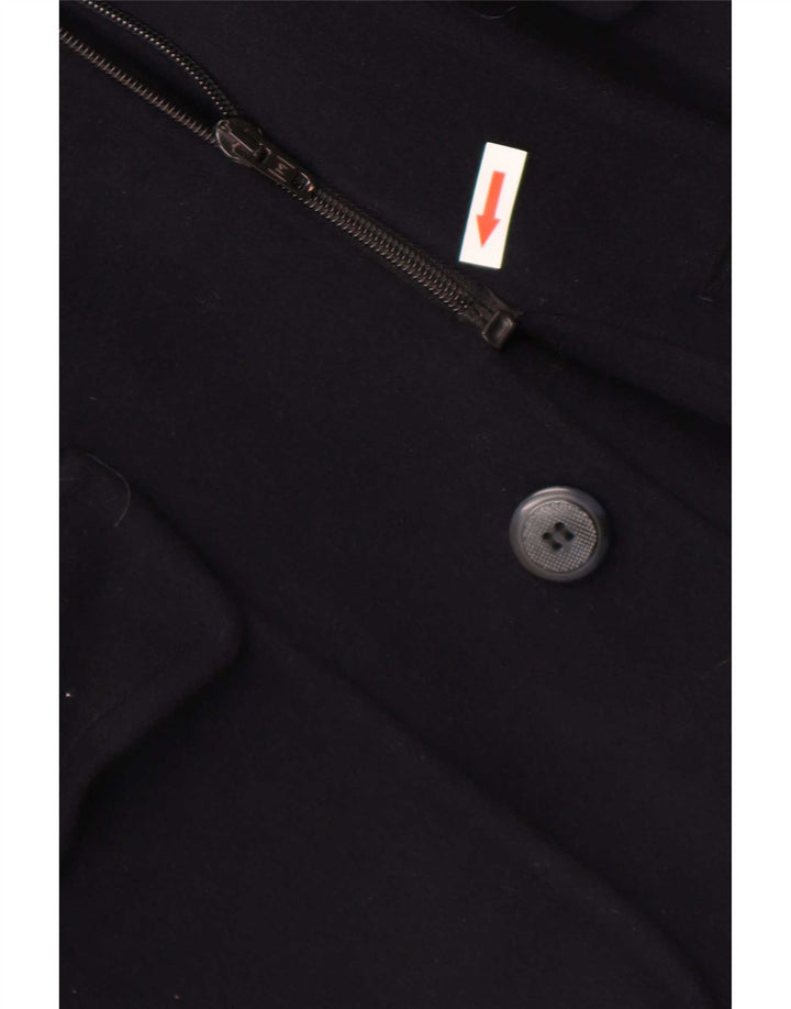 Yachting Club Mens Overcoat IT 50 Large Navy Blue Wool