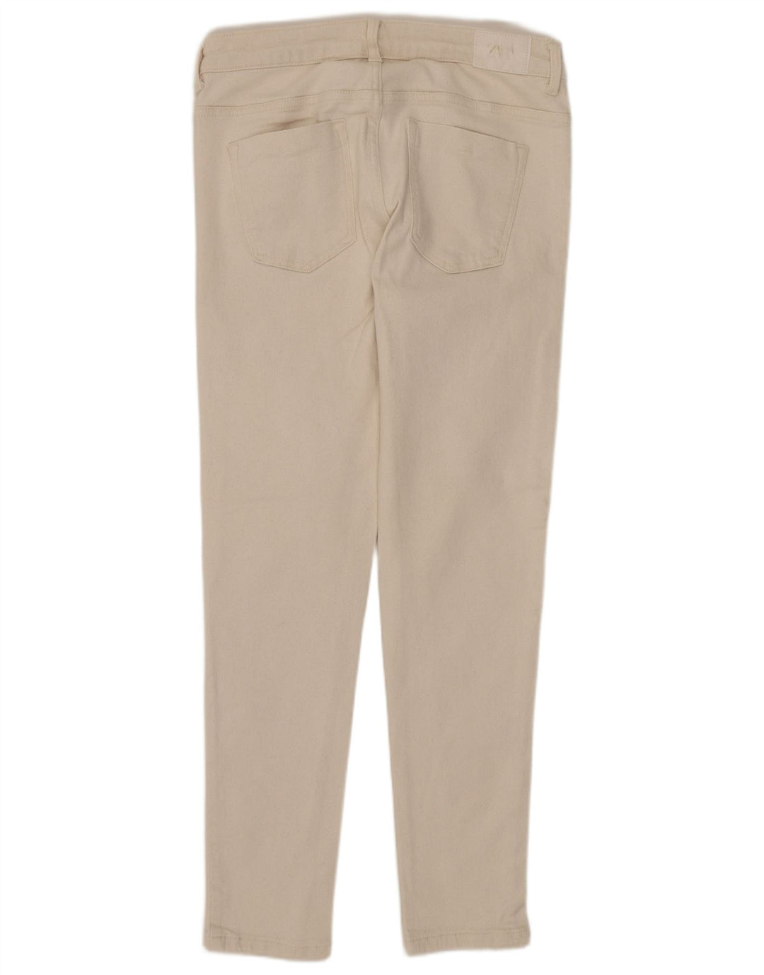 ZARA Womens Skinny Jeans EU 40 Medium W30 L27 Off White