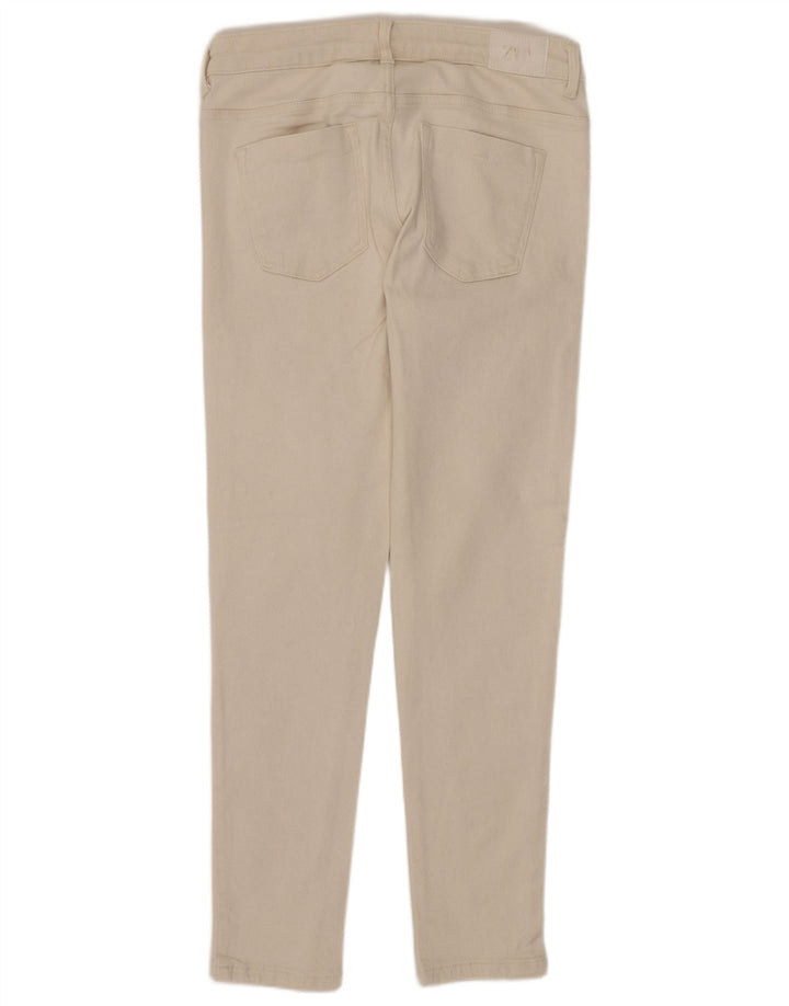 ZARA Womens Skinny Jeans EU 40 Medium W30 L27 Off White