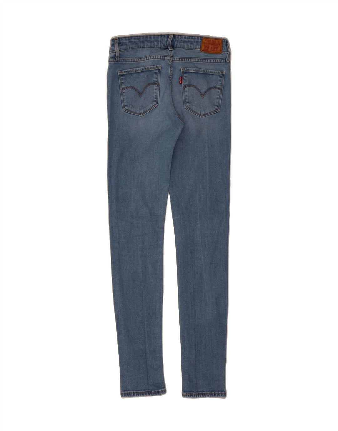 LEVI'S Womens 711 Skinny Jeans W27 L32 Blue Vintage Levi's and Second-Hand Levi's from Messina Hembry 