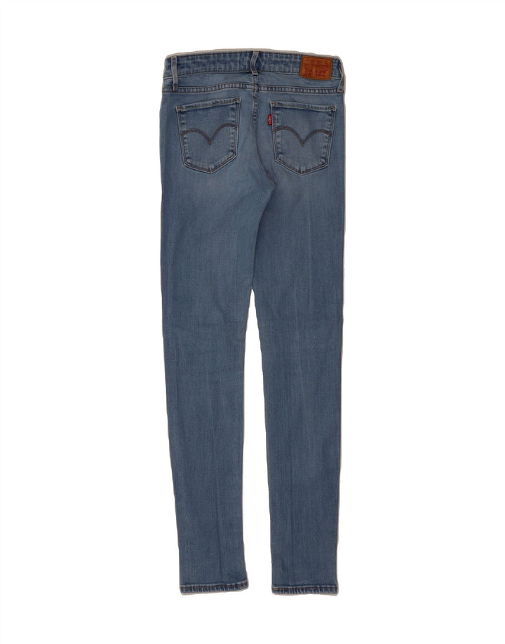 LEVI'S Womens 711 Skinny Jeans W27 L32 Blue Vintage Levi's and Second-Hand Levi's from Messina Hembry 