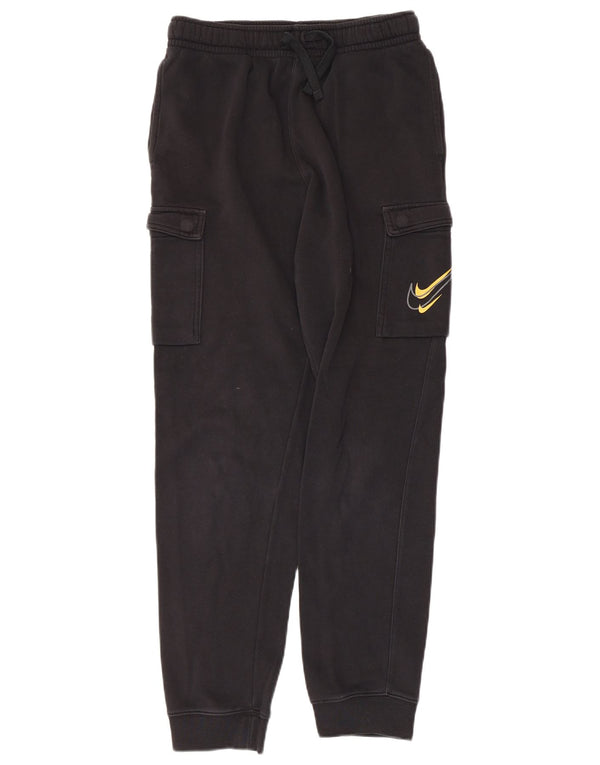 Nike Boys Cargo Tracksuit Trousers Joggers 13-14 Years XL  Black Cotton