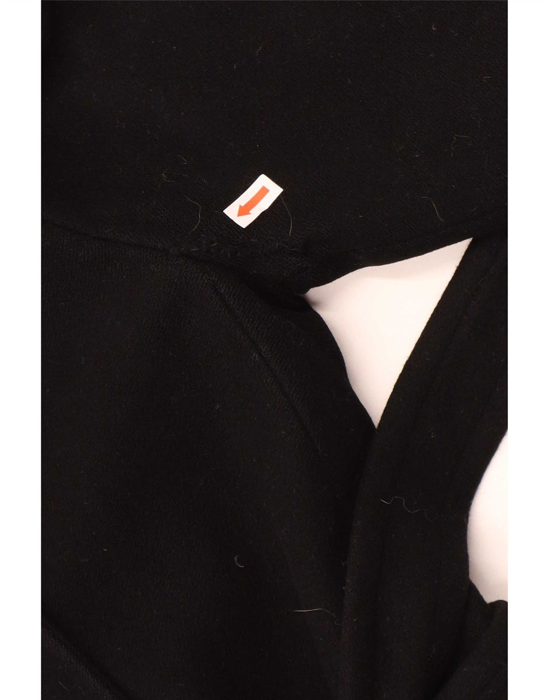 Lineaemme Womens Double Breasted Coat UK 8 Small Black Wool