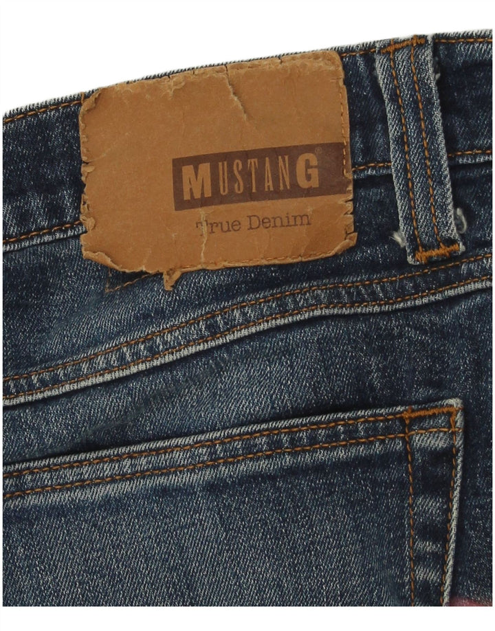 Mustang Mens Straight Jeans W36 L30 Blue