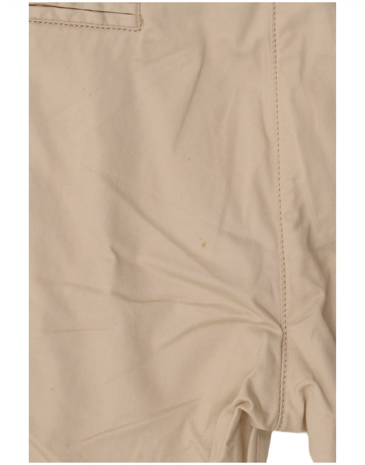 ELLESSE Womens Chino Shorts IT 42 Medium W30  Beige Cotton