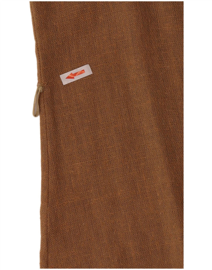 Vintage Womens Slip Dress EU 38 Medium Beige Polyester