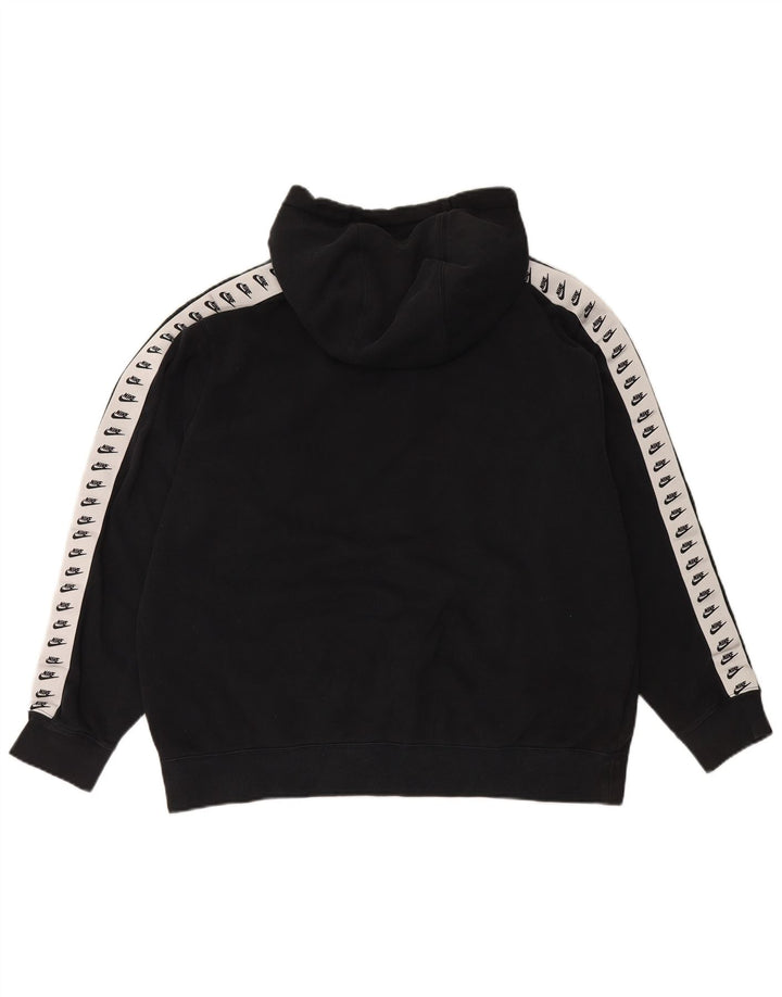 NIKE Mens Hoodie Jumper XL Black Cotton