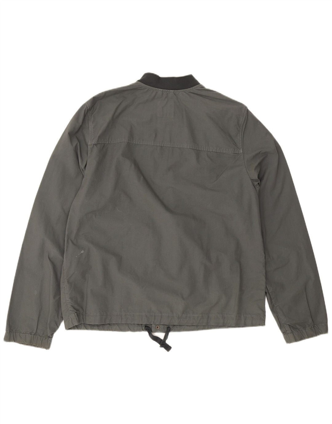 Gap Mens Bomber Jacket UK 40 Large Grey Cotton
