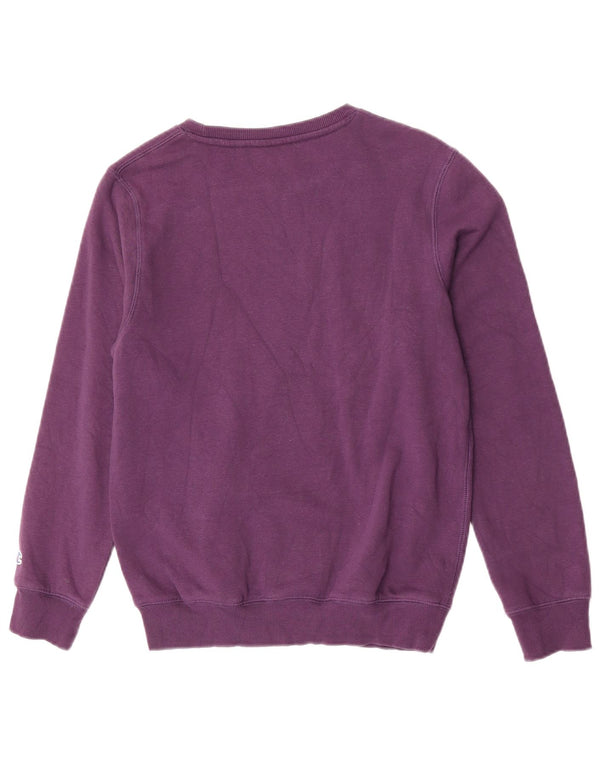 Champion Boys Graphic Sweatshirt Jumper 11-12 Years Purple Cotton