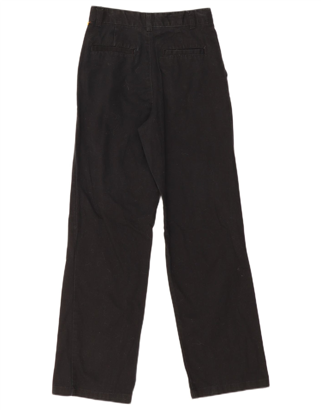 IZOD Boys Straight Chino Trousers 13-14 Years W26 L28 Black Cotton