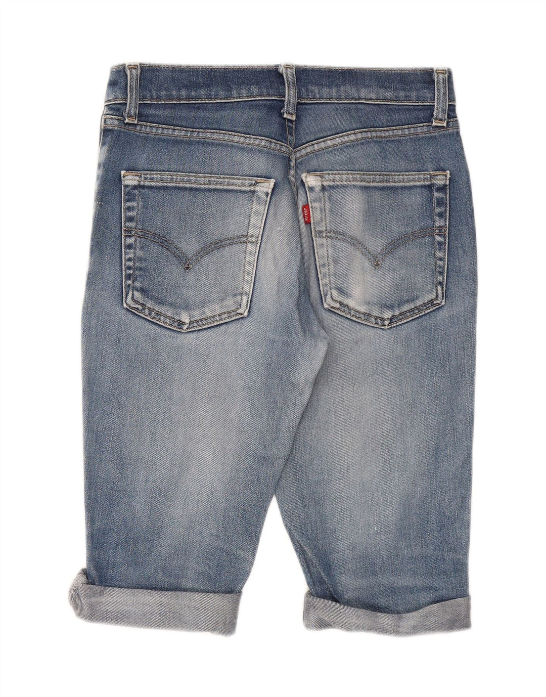 LEVI'S Womens Denim Shorts W27 Small Blue Cotton