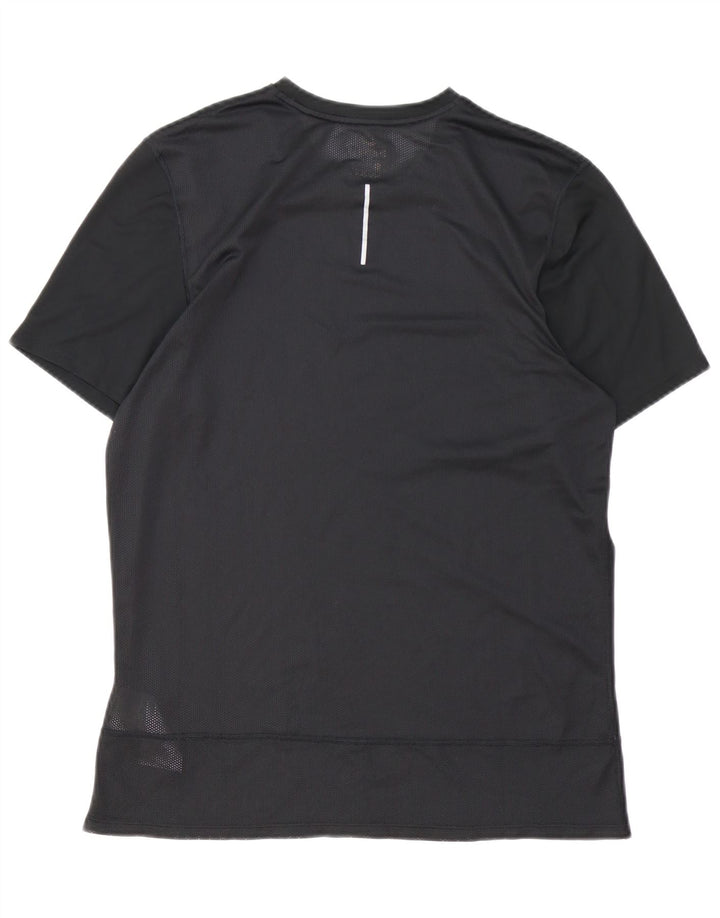 Nike Mens Dri Fit T-Shirt Top Large Black Polyester