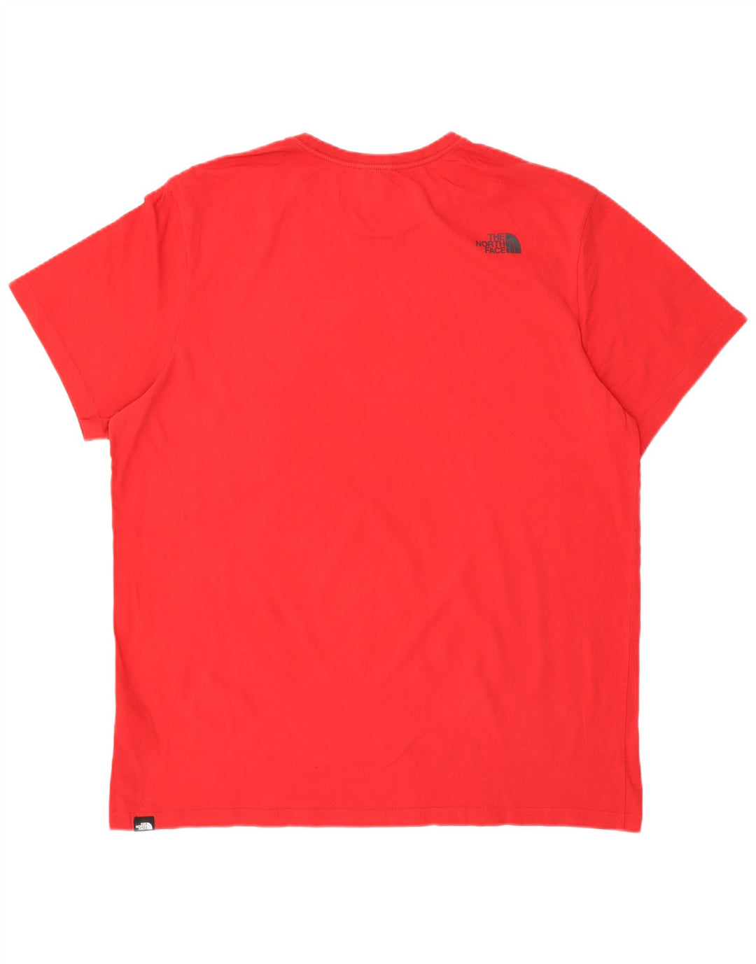 THE NORTH FACE Mens Graphic T-Shirt Top 2XL Red Cotton